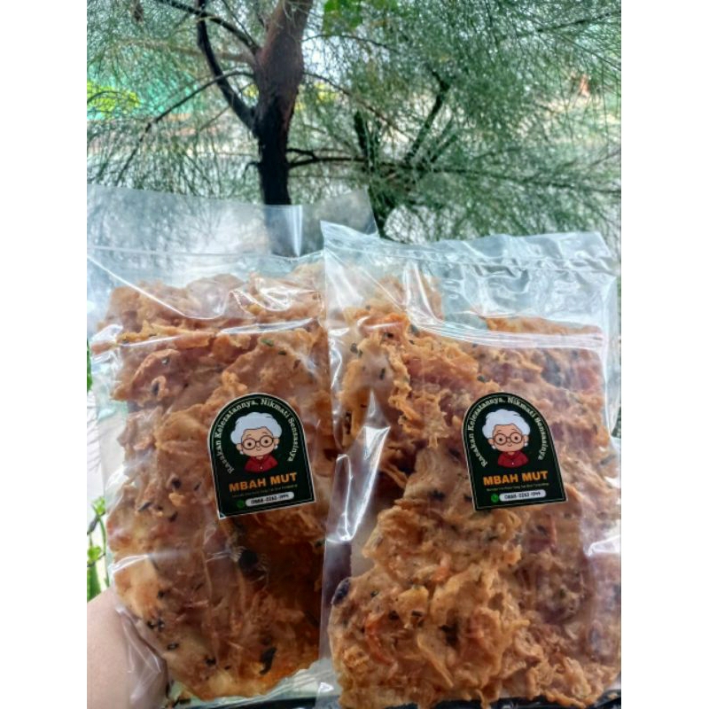 

Keripik Udang Rebon | Peyek Udang Rebon | Mirong Mbah Mut enak renyah