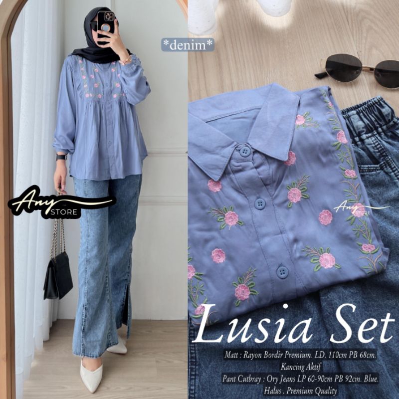 LUSIA SETELAN // SETELAN WANITA // SETELAN ORI ANY