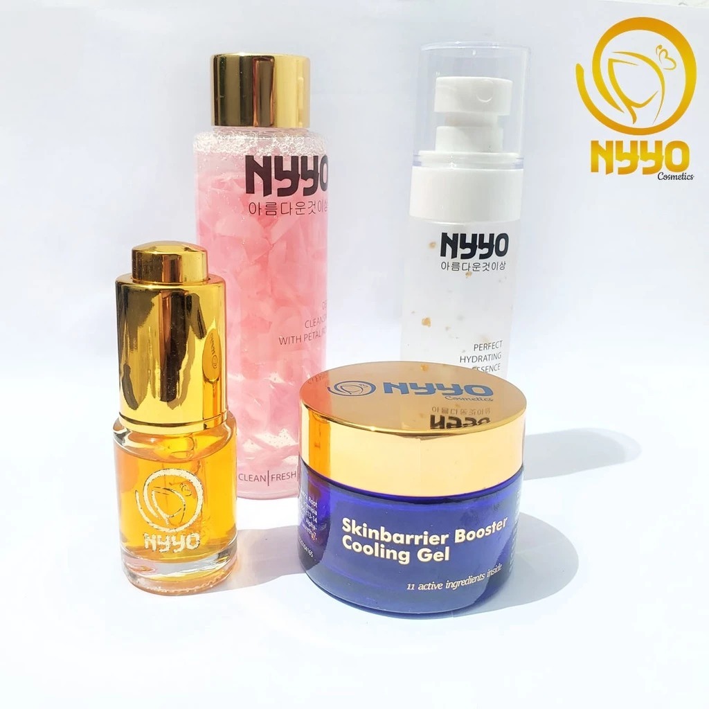 NYYO Paket Basic - Cosmetics Nyyo 1 Paket Hemat - NYYO Skinbarrier Booster Gel Cooling
