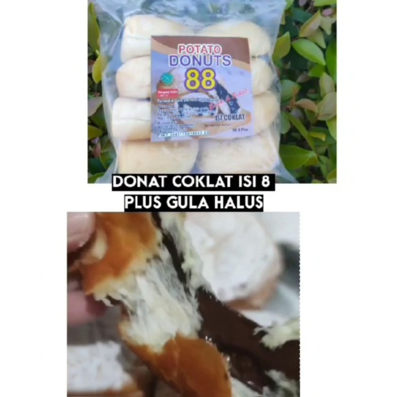 

donat kentang isi coklat frozen