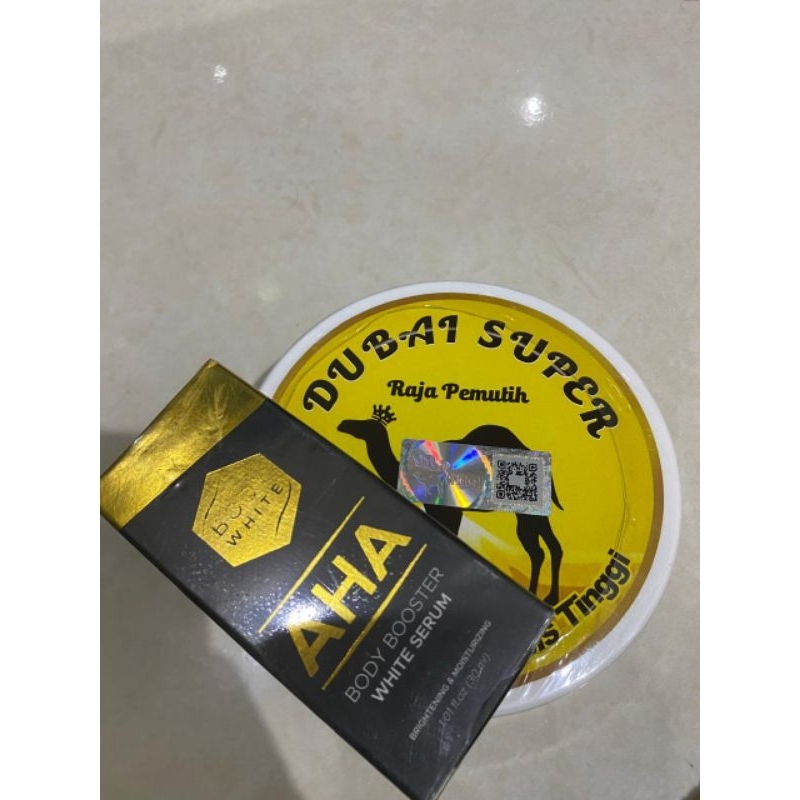 AHA Body Booster Serum Dubai Super Raja Pemutih