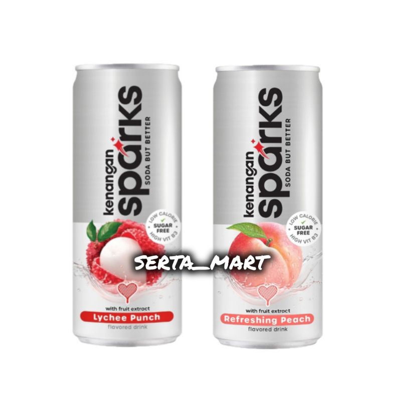 

Kenangan Sparks Lychee / Peach Kaleng 250ml - Minuman Karbonasi