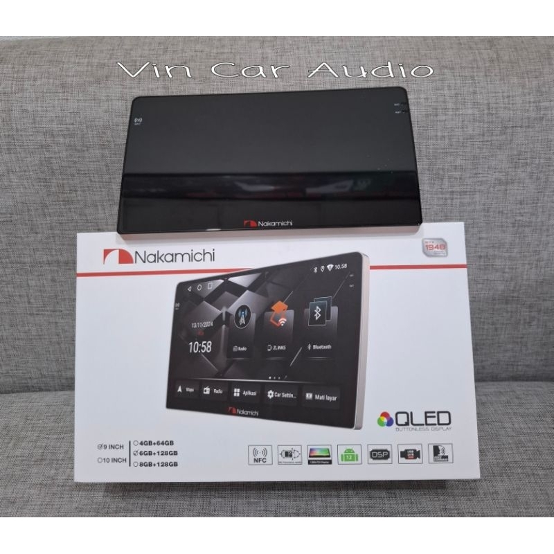 Head Unit Android Nakamichi New Series Ram 4/6 10"inch NFC - Head Unit Android Tv Mobil