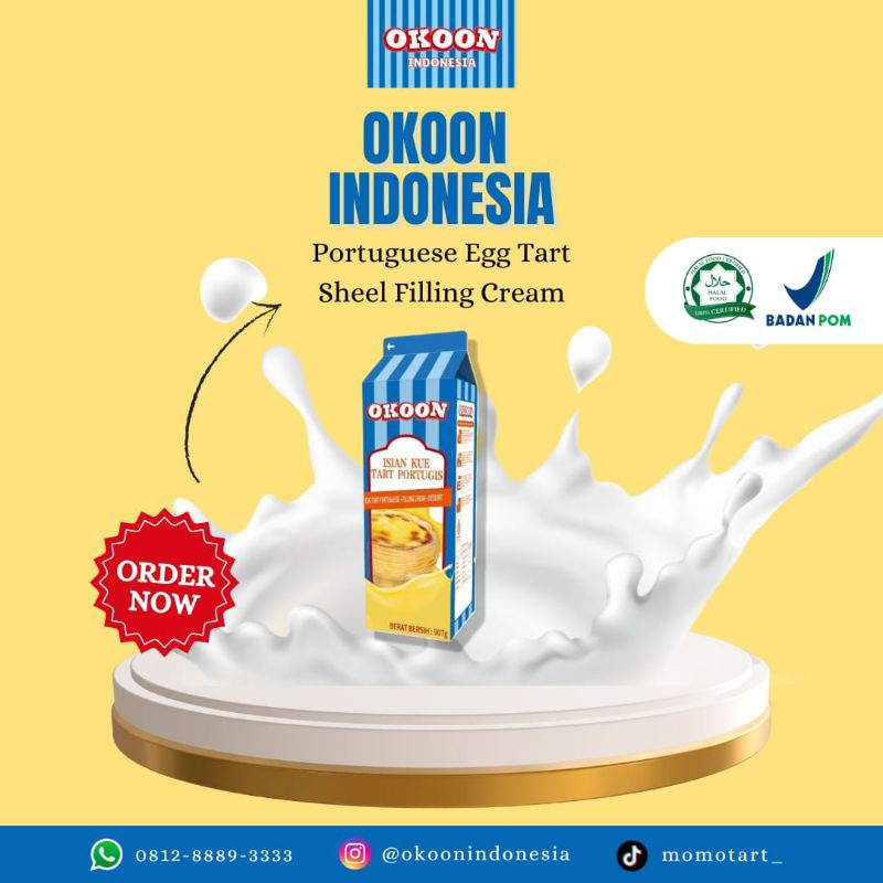

Portuguese Egg Tart Filling Cream Okoon