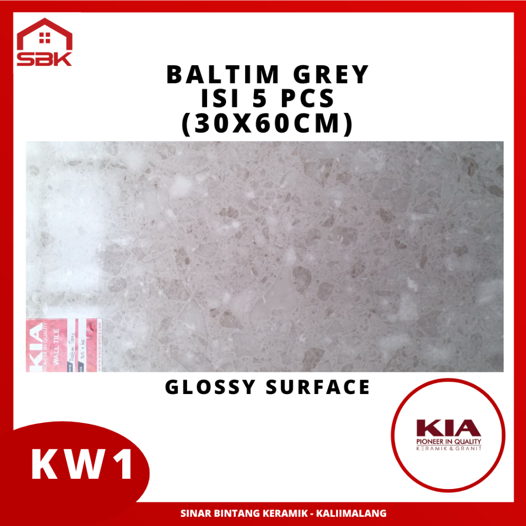 Keramik Dinding 30x60 Baltim Grey