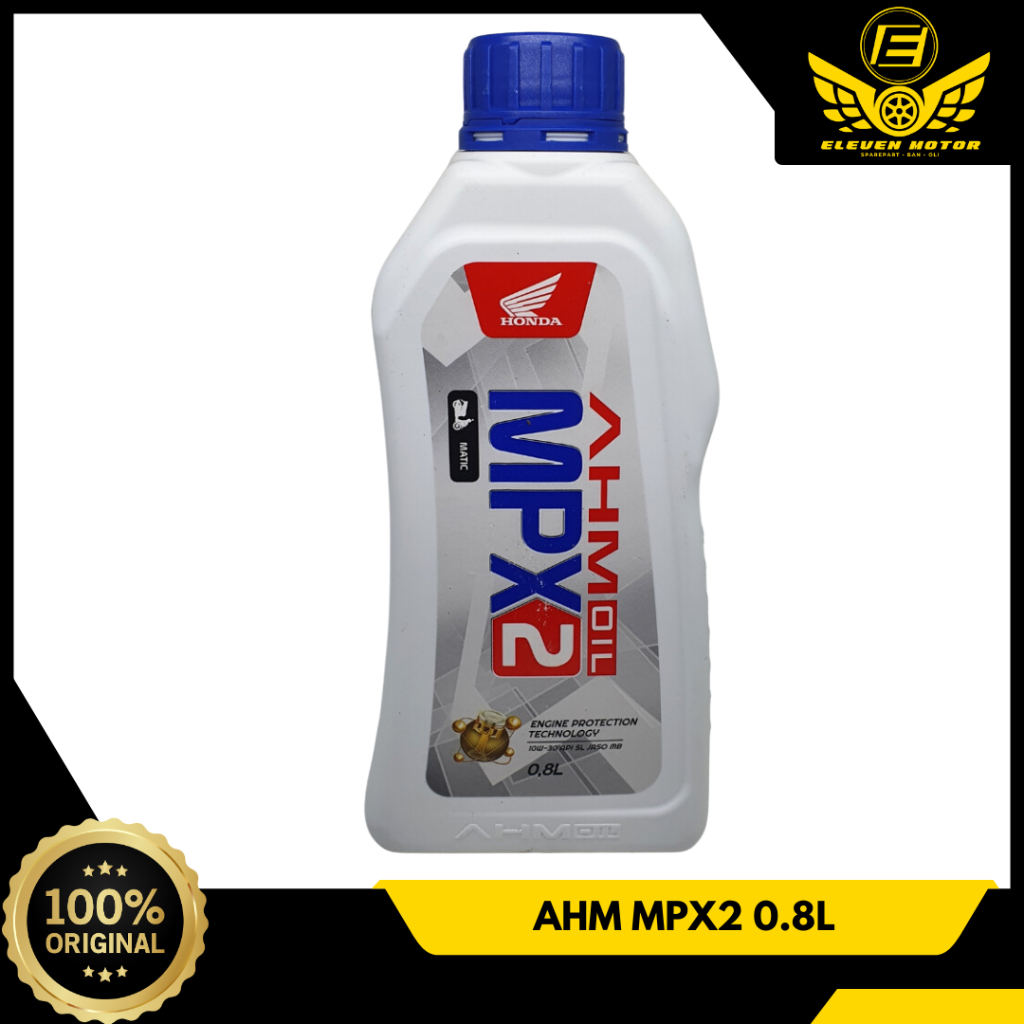 Oli MPX2 0.8L ORIGINAL AHM Oil Jaminan ORI OLI MATIC OIL MPX 2 HONDA
