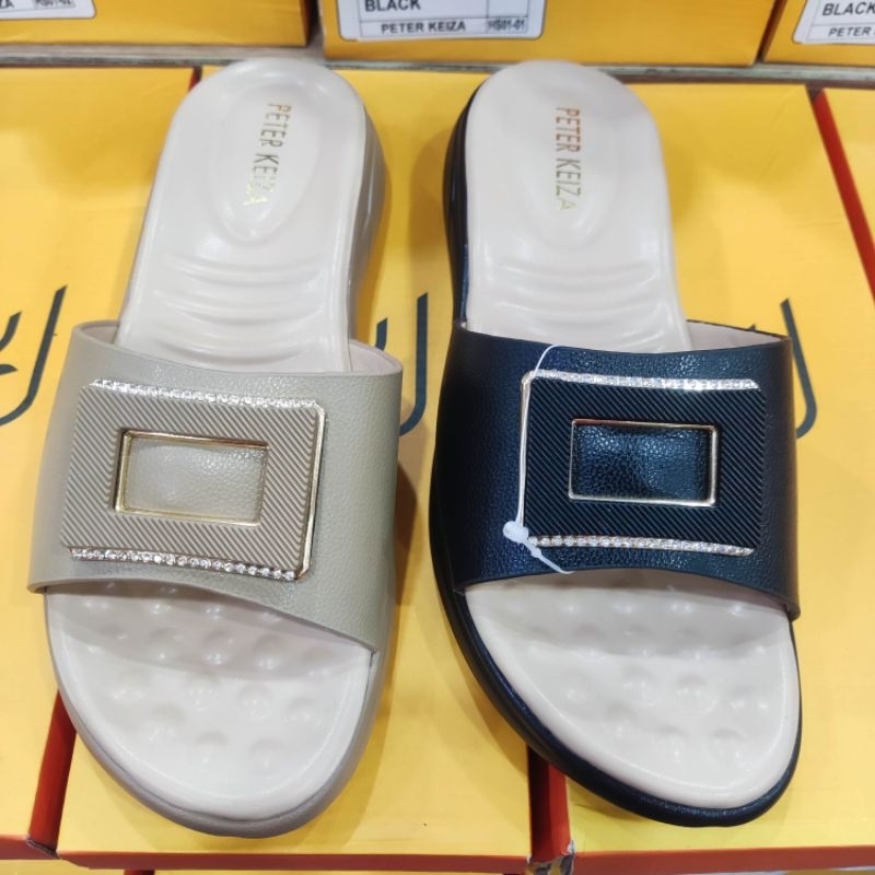 sandal flat peter keiza super ringan dan empuk