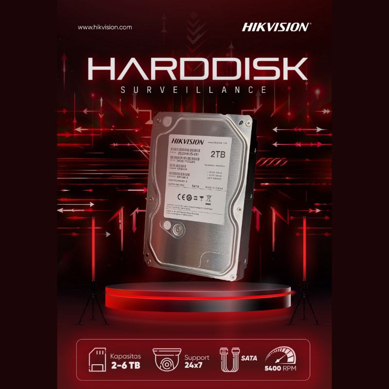 Hardisk CCTV HikVision Bergaransi