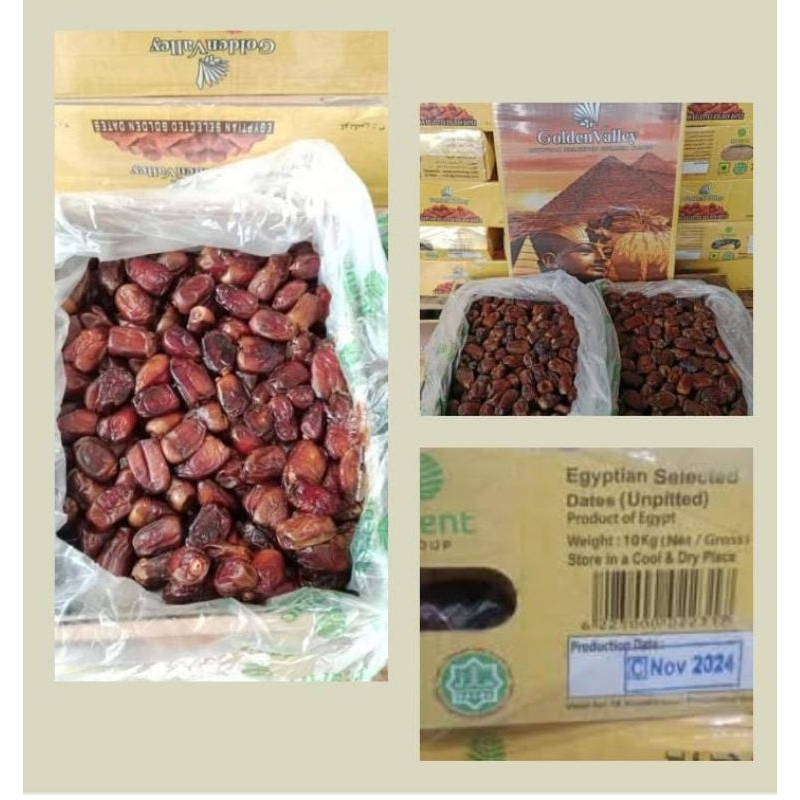 

(STOK BARU)KURMA GOLDEN VALLEY 1 DUS BERAT 10KG EXP 2026