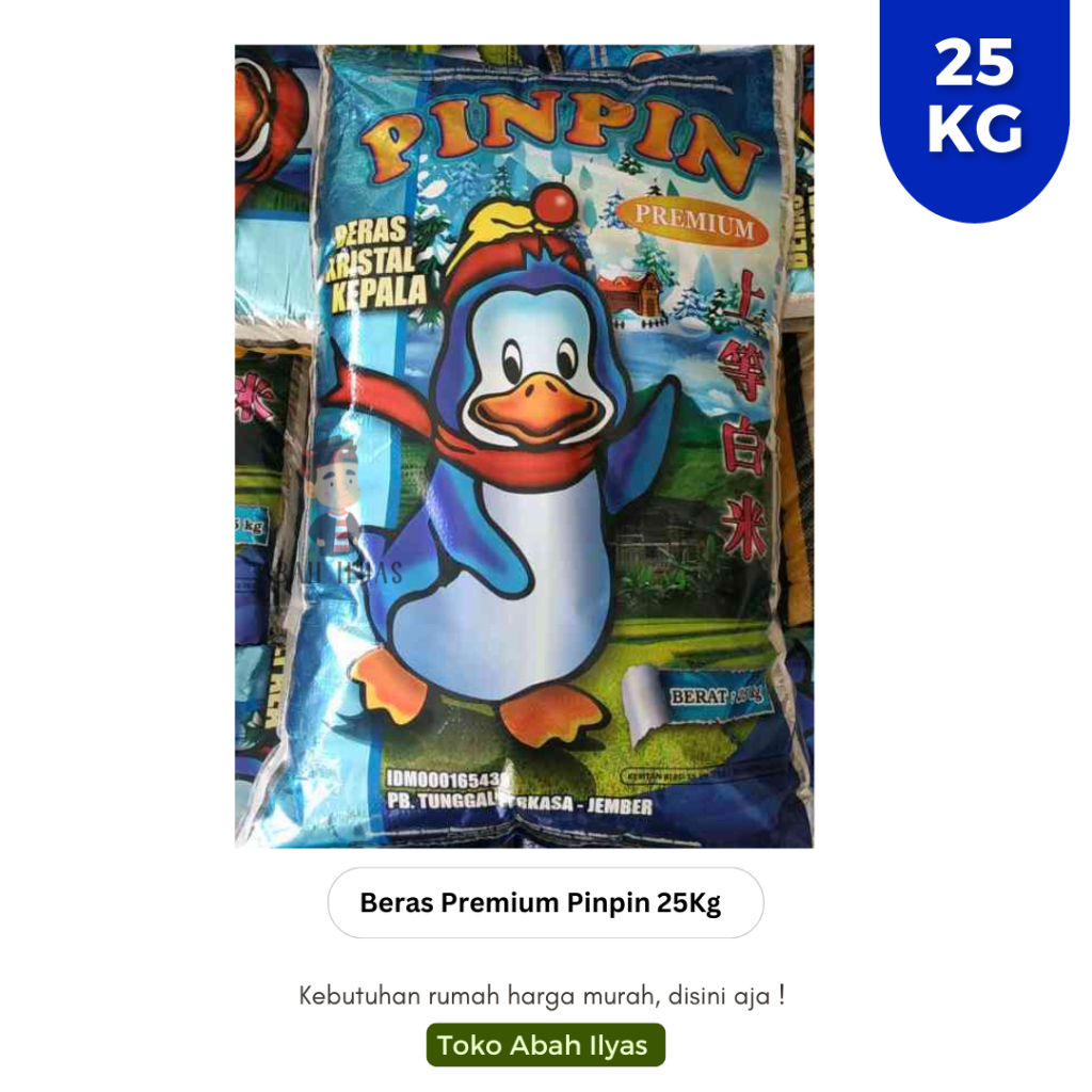 

Beras Pinpin Premium Kemasan 25KG