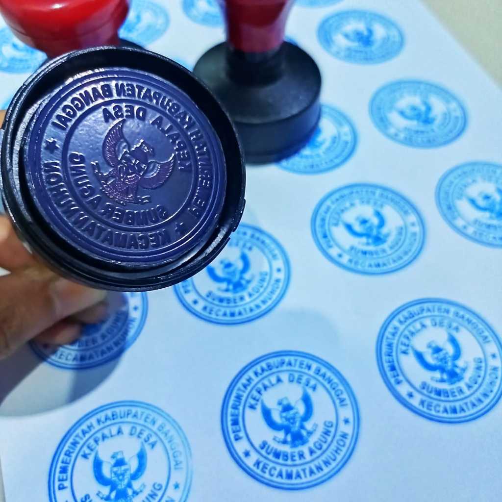 

Stempel Kepala Desa Kelurahan Sekdes BPD