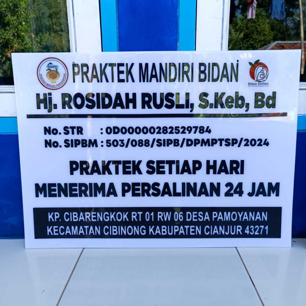 

Cetak papan plang akrilik free desain