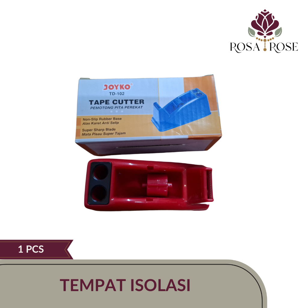 

Tempat / dispenser / cutter / pemotong isolasi / solasi / selotip / tape TD-102 JOYKO