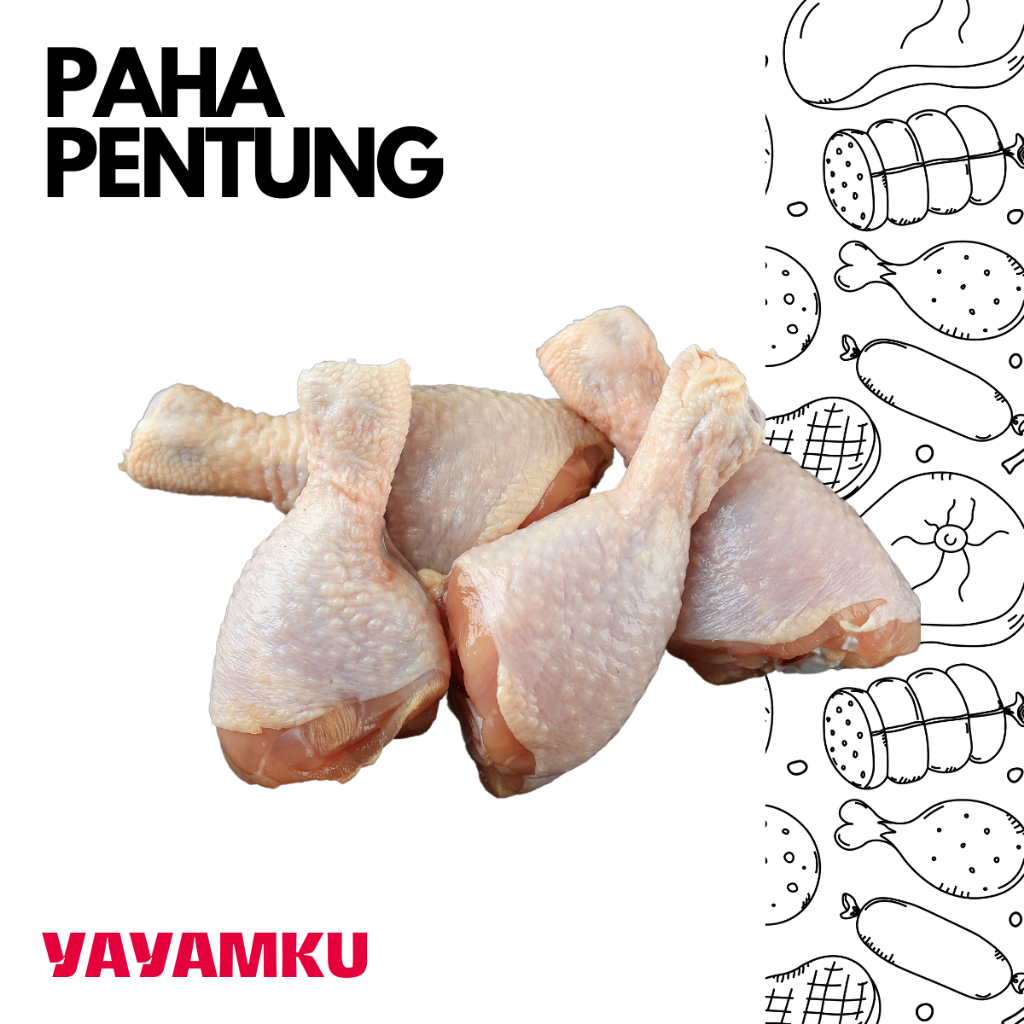 

YAYAMKU Ayam Paha Bawah Pentung Drumstick 500 Gram