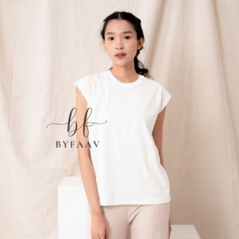 Basic Inner Katun Premiun / Baju Dalaman Tanpa Lengannya