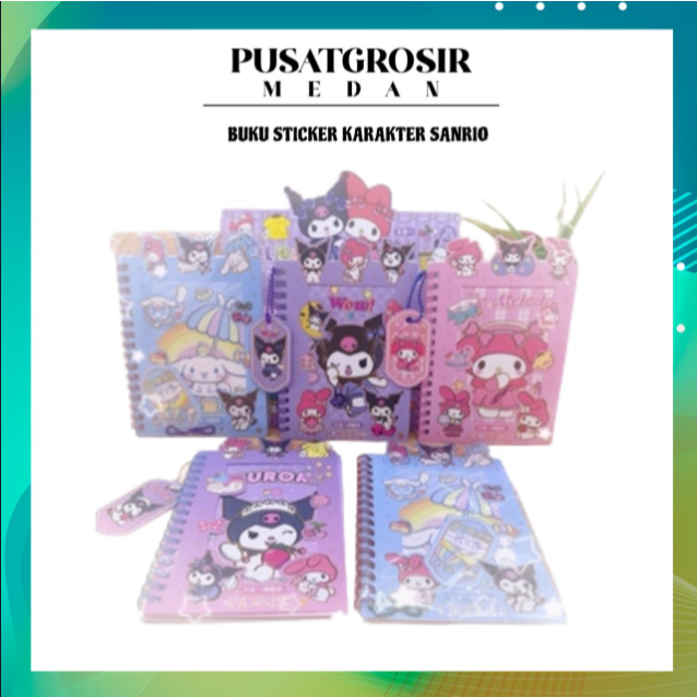 

BUKU STICKER SANRIO LUCU/BUKU STICKER ANAK LUCU KARAKTER SANRIO