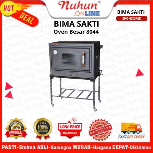 Oven Gas Bima Mega 8044 Api Atas Bawah