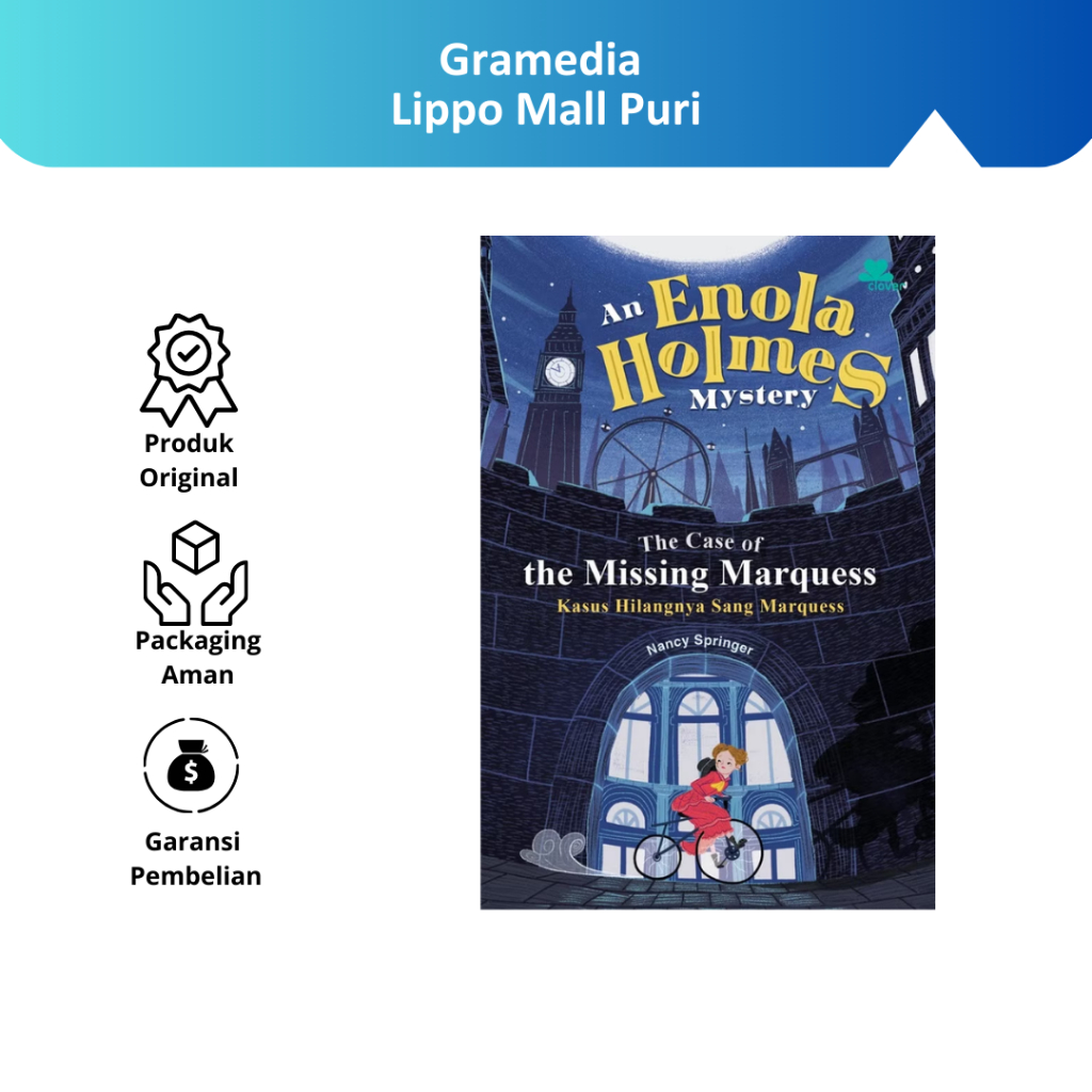 Gramedia Lippo Mall Puri - Kisah Misteri Enola Holmes : Kasus Menghilangnya Sang Marquess (NANCY SPR