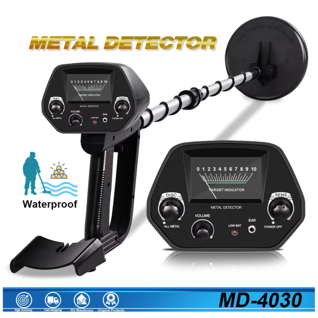 PROMO KingDetector MD 4030 Detektor logam emas dalam tanah Alat Pendeteksi emas dalam tanah