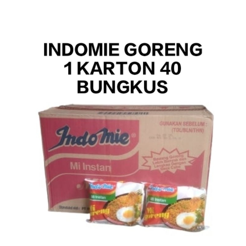 

INDOMIE GORENG Mie Instan ( 1 DUS 40Bungkus )