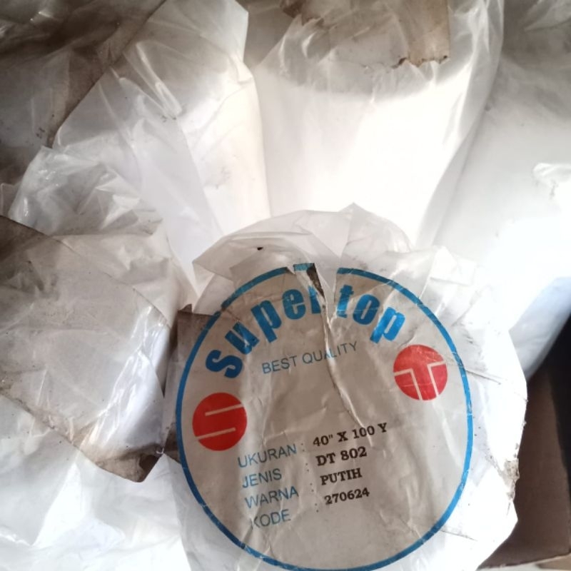 kain kertas kapas telor kodok