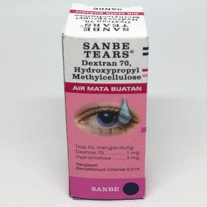 SANBE TEARS TETES MATA / AIR MATA BUATAN / MATA KERING DAN IRITASI / BOTOL 8 ML
