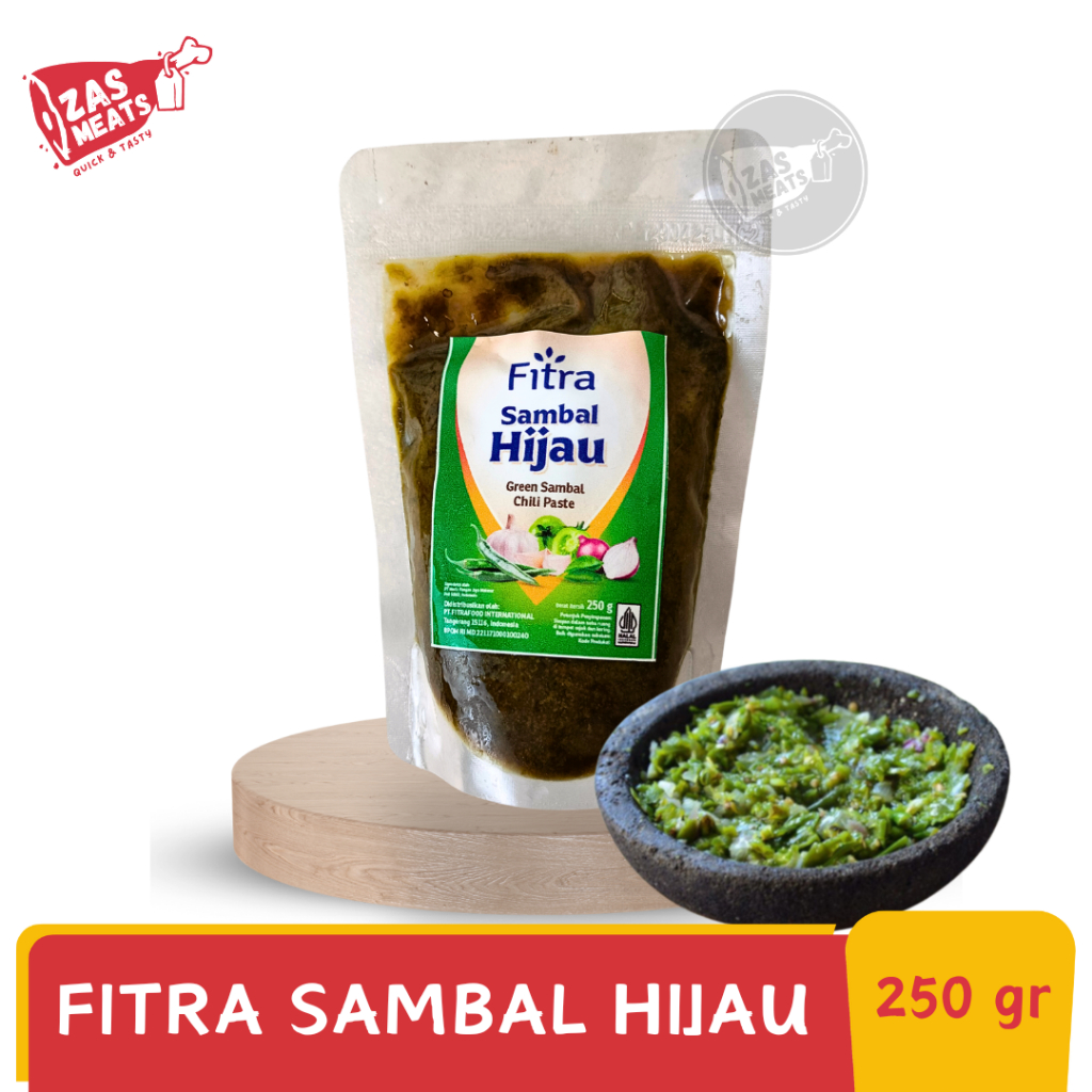 

FITRA SAMBAL HIJAU 250GR | Green Sambal Chili Paste