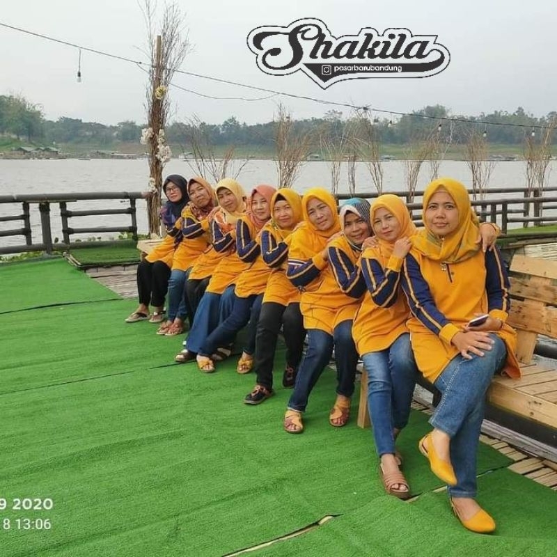 Brand Bandung - Kaos Tunik Wanita - Kaos Tunik - Tunik Terbaru Shakila