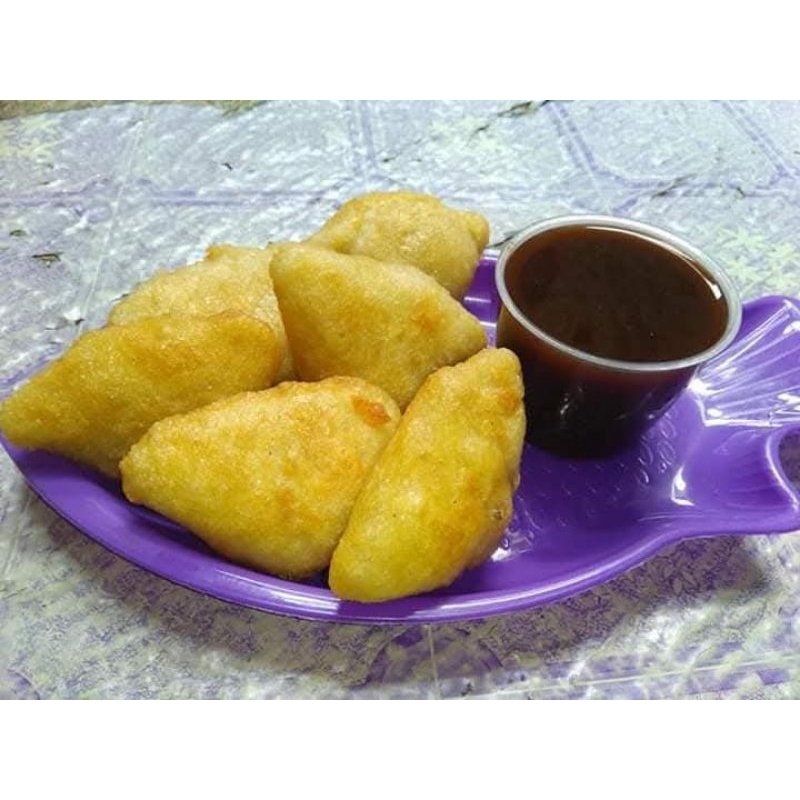 

pempek khas palembang pempek selam kecil 1 porsi isi 5 rujak mie pempek
