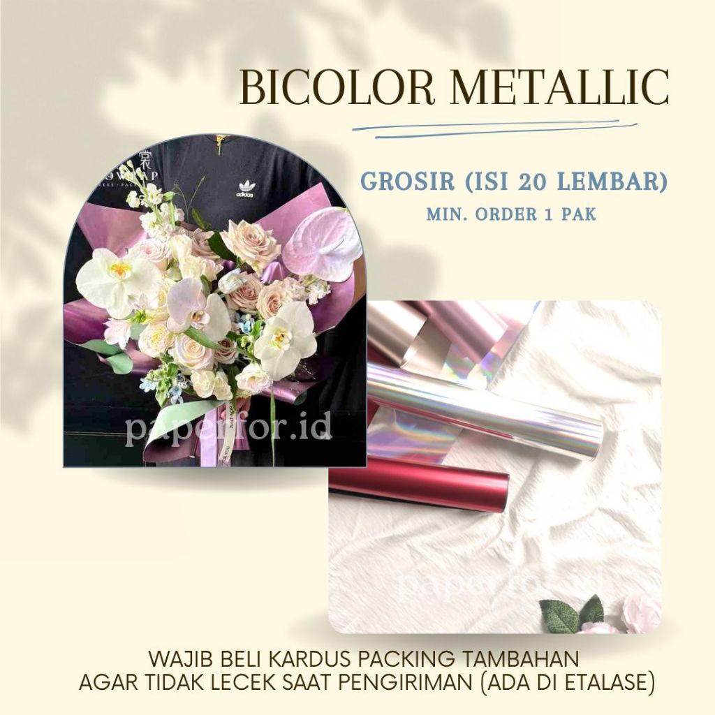 

GROSIR BICOLOR METALIC