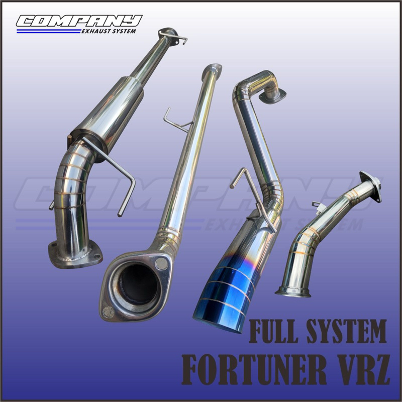 KNALPOT MOBIL FULL SYSTEM FORTUNER VRZ ORIGINAL COMPANY_EXHAUST