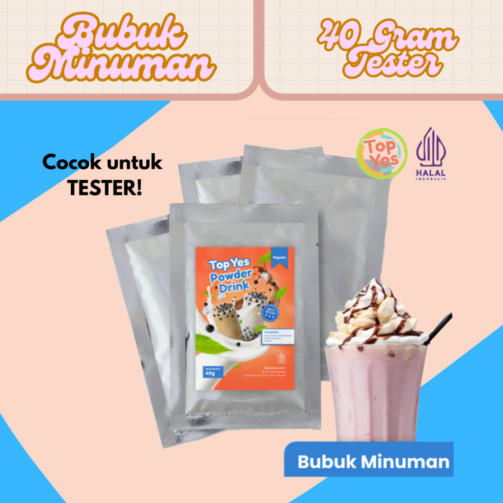 

Bubuk Minuman Aneka Rasa 40 gr - Tester