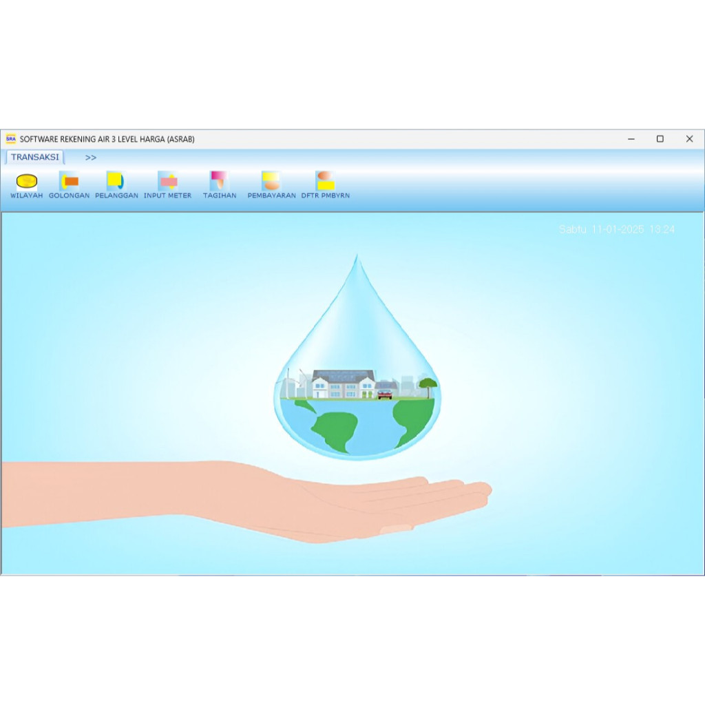 Software Rekening Air Aplikasi Pencatatan Meteran Cetak Tagihan Air (ASRAB)