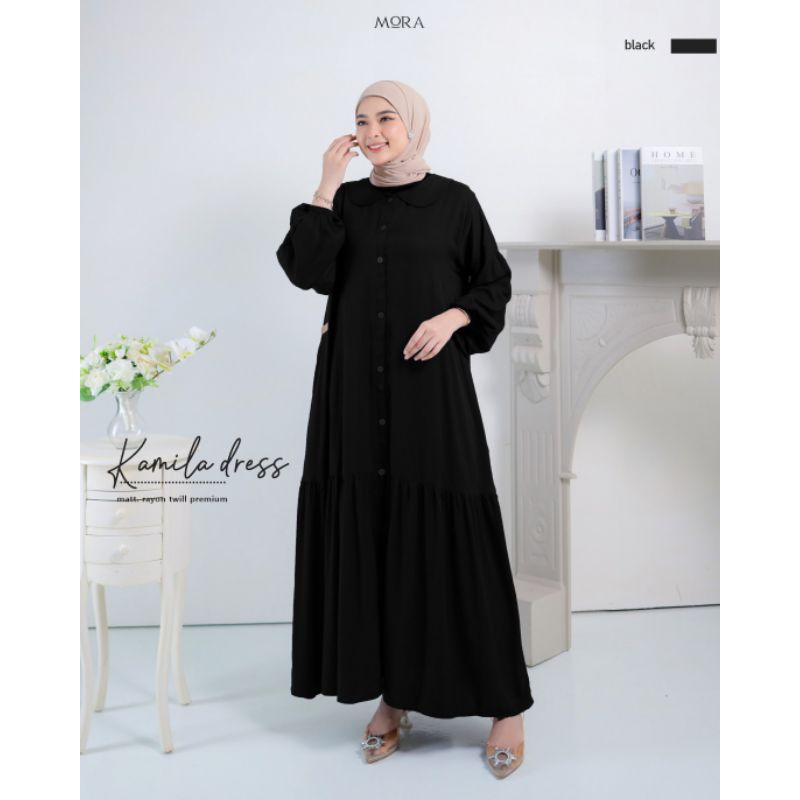 KAMILA DRESS✓DRESS RAYON TWILL PREMIUM✓MORA