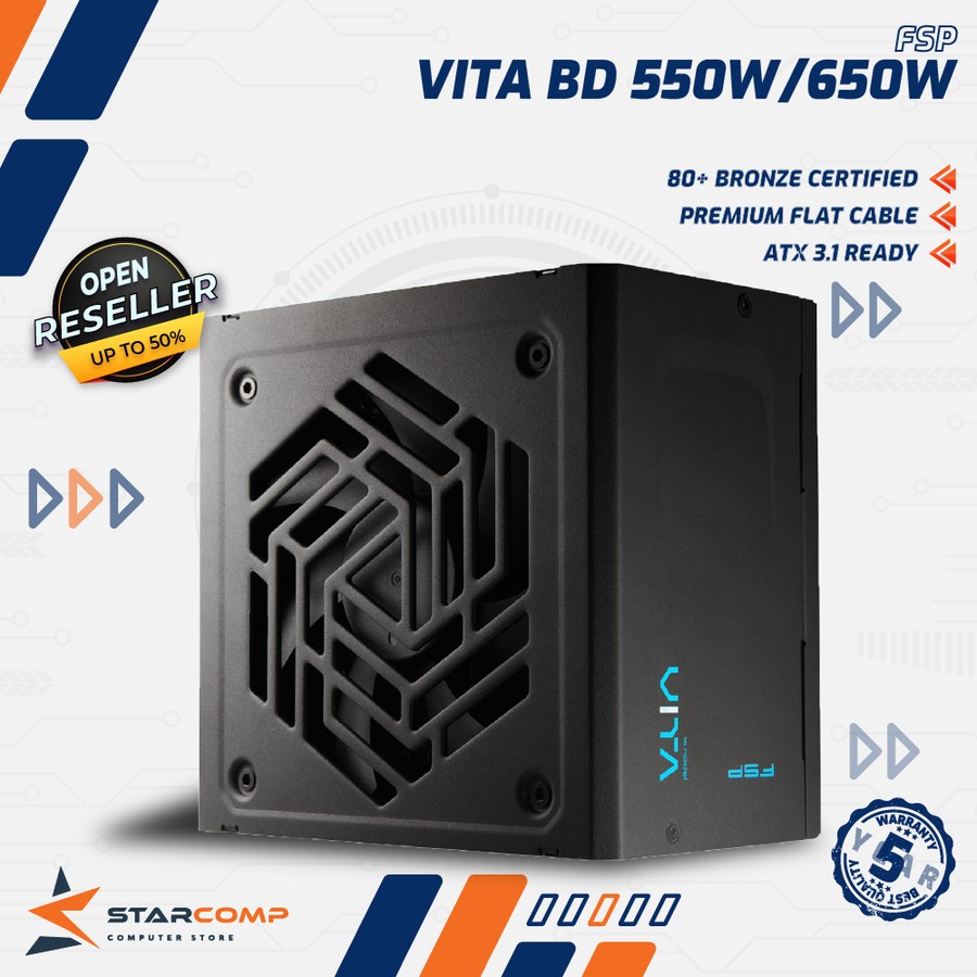 FSP VITA BD 550W / 650W PSU 80+ Bronze VITA 550BD 650BD