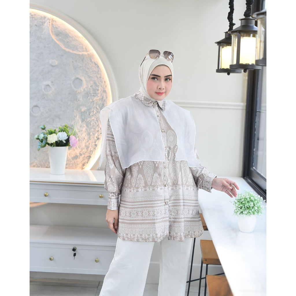 LAIMABOUTIQUE A35 Atasan blouse rompi wanita rayon viscose / Atasan wanita / Baju wanita atasan