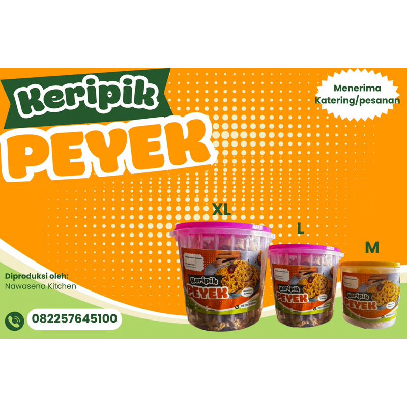 

peyek ukuran L