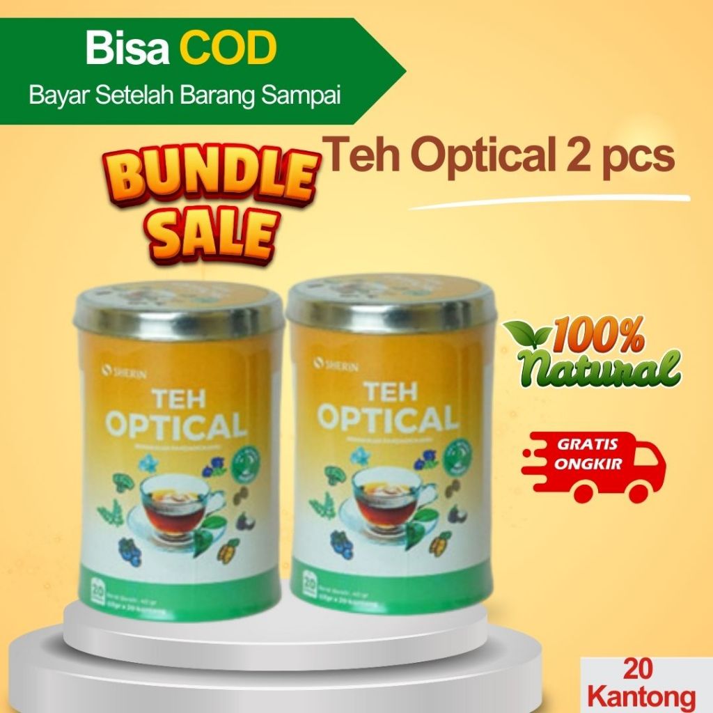 

PAKET HEMAT Teh Optical 2 pcs Untuk Kesehatan Mata - Isi 20 kantong