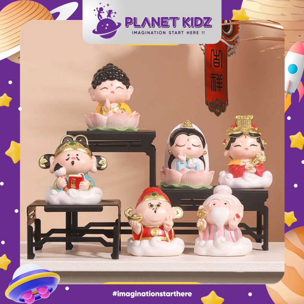 PLANETKIDZ PF02 Pajangan fengshui rumah mobil  Patung Buddha  Patung dewi kwan im  kwan kong Dewa Ma