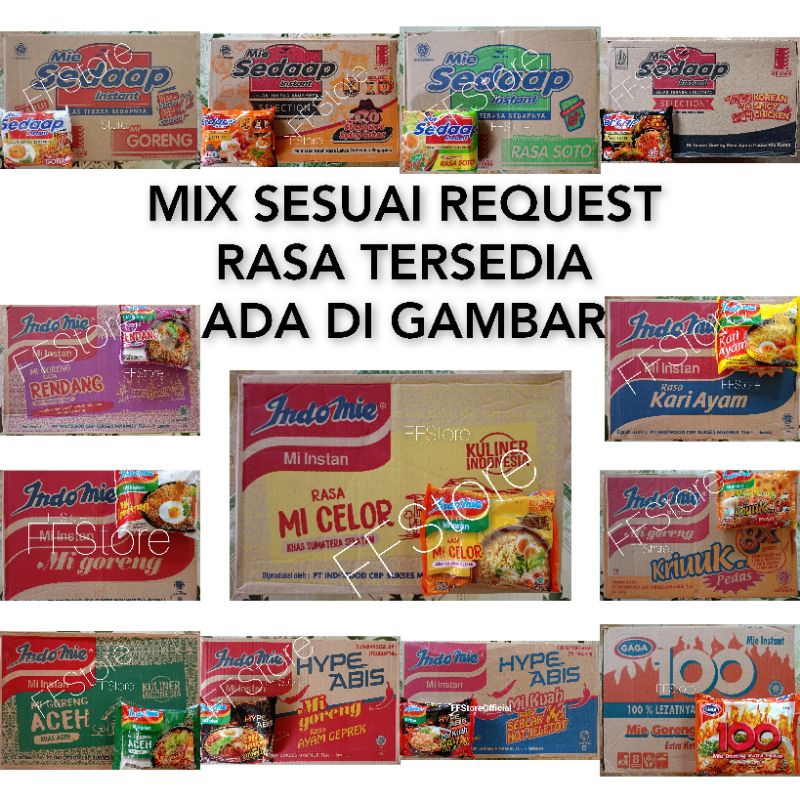 

INDOMIE Khas Palembang Khusus Mix 1 Dus isi 40 Bks