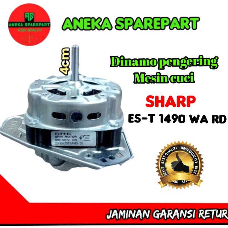 dinamo pengering mesin cuci SHARP ES-T 1490 WA-RD