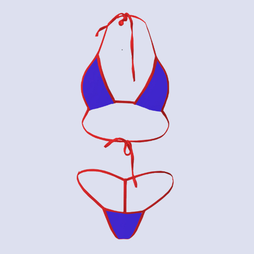 Set G String Dan Bra Wanita Model Bertali SG032