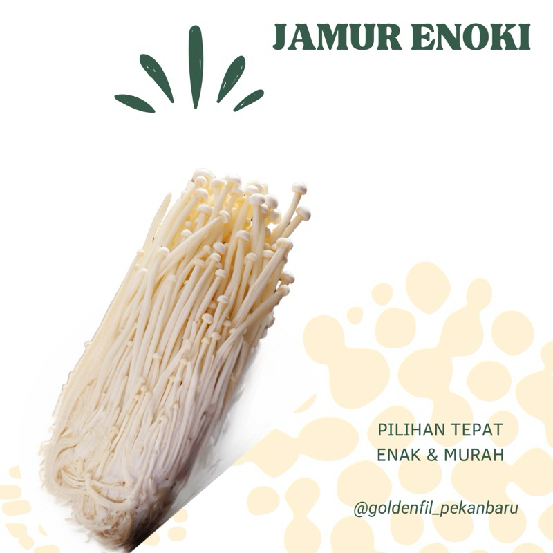 

(instan) Jamur Enoki Segar Fresh 100g / Pack