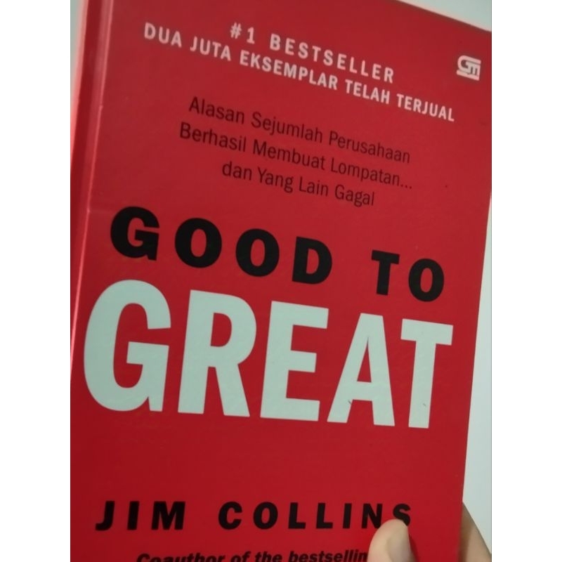 Buku Good To Great by Jim Collins Original Preloved Terjemahan Edisi Hard Cover Kolpri