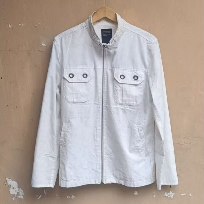 Jacket splendid satisfaction japanese brand vintage white motif