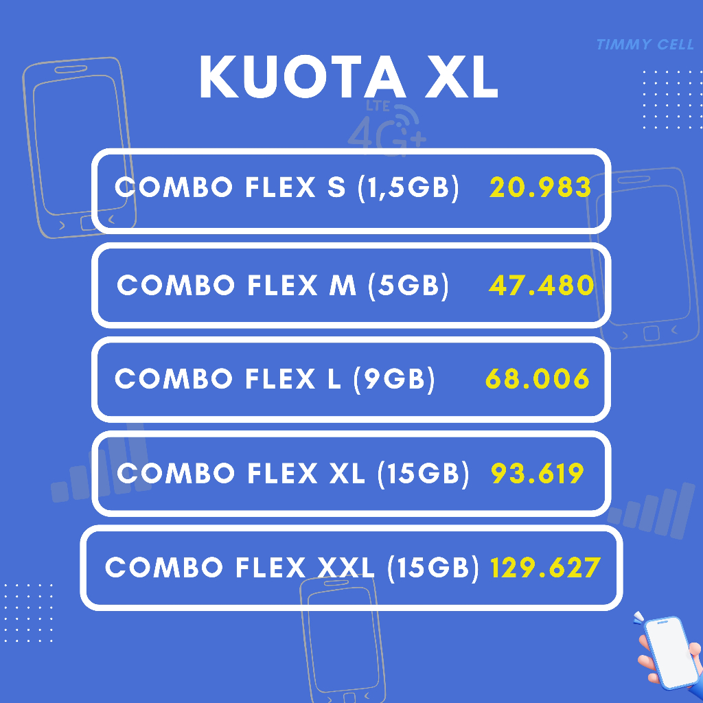 PAKET DATA XL COMBO FLEX | KUOTA XL COMBO FLEX (PROMO)