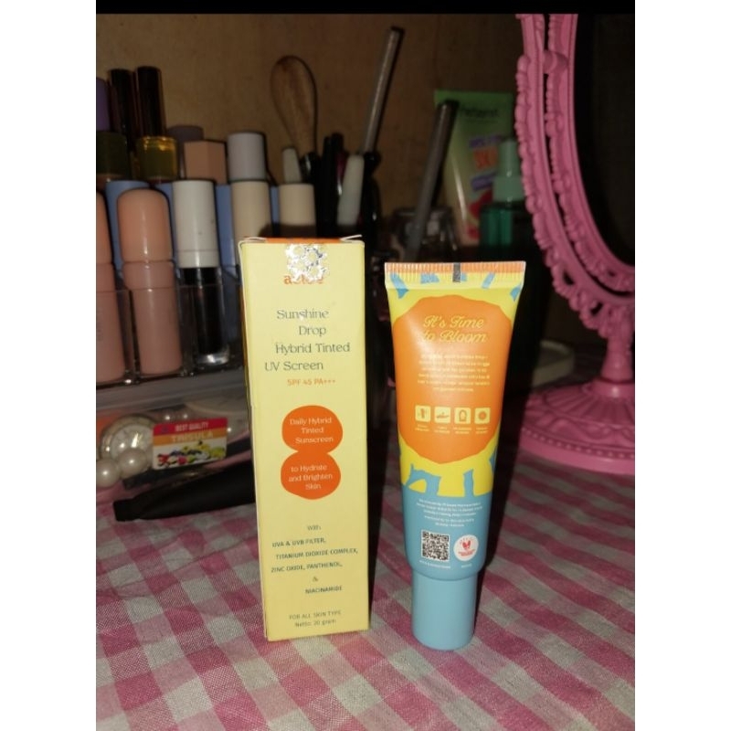 Azloe sunshine drop hybrid tinted uv screen