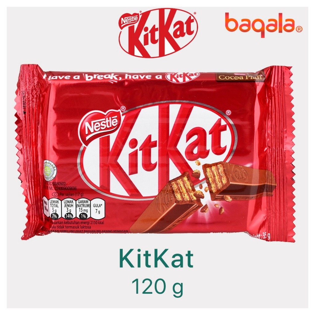 

kit Kat wafer coklat 4F 35gr