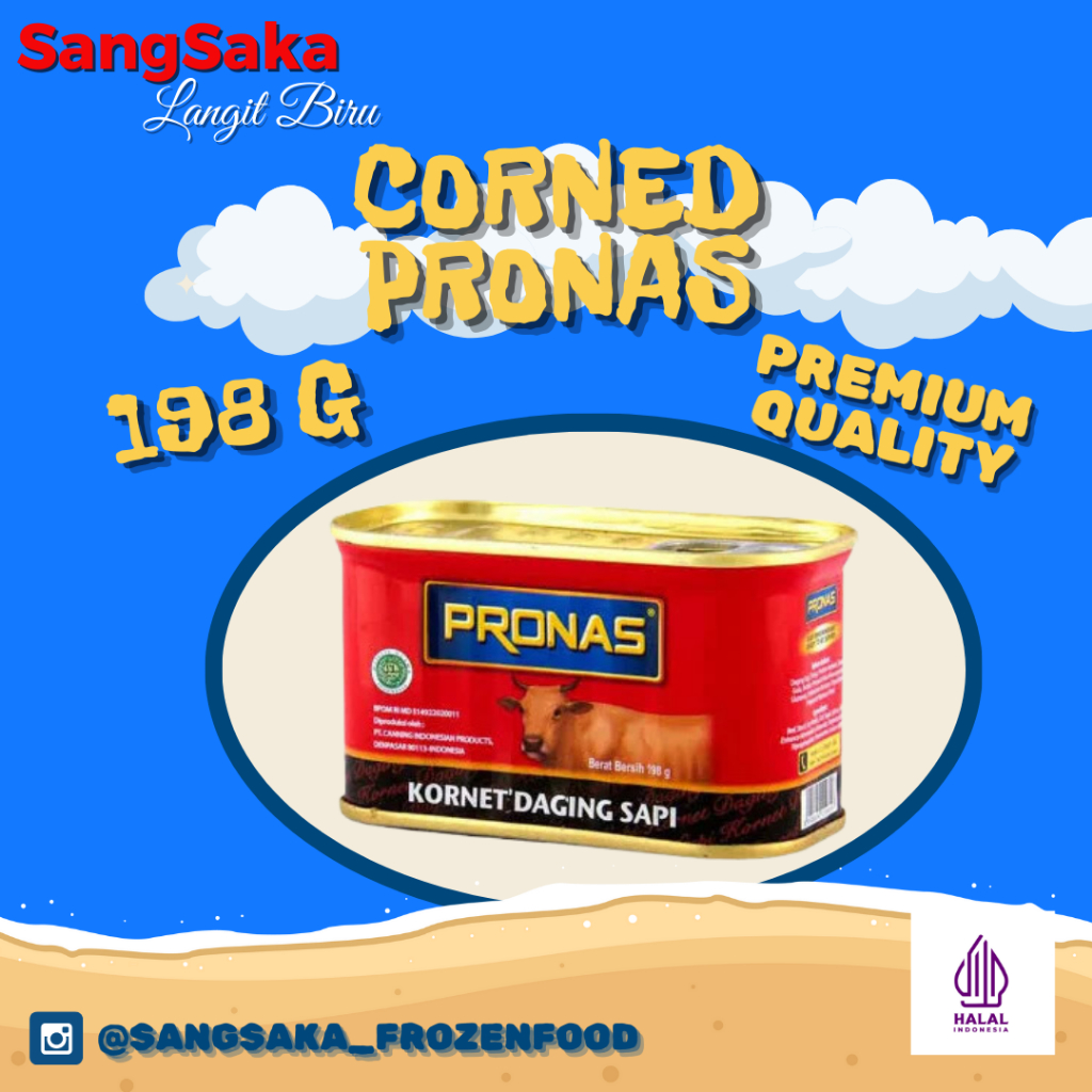 

KORNET PRONAS KALENG KECIL 198 GRAM