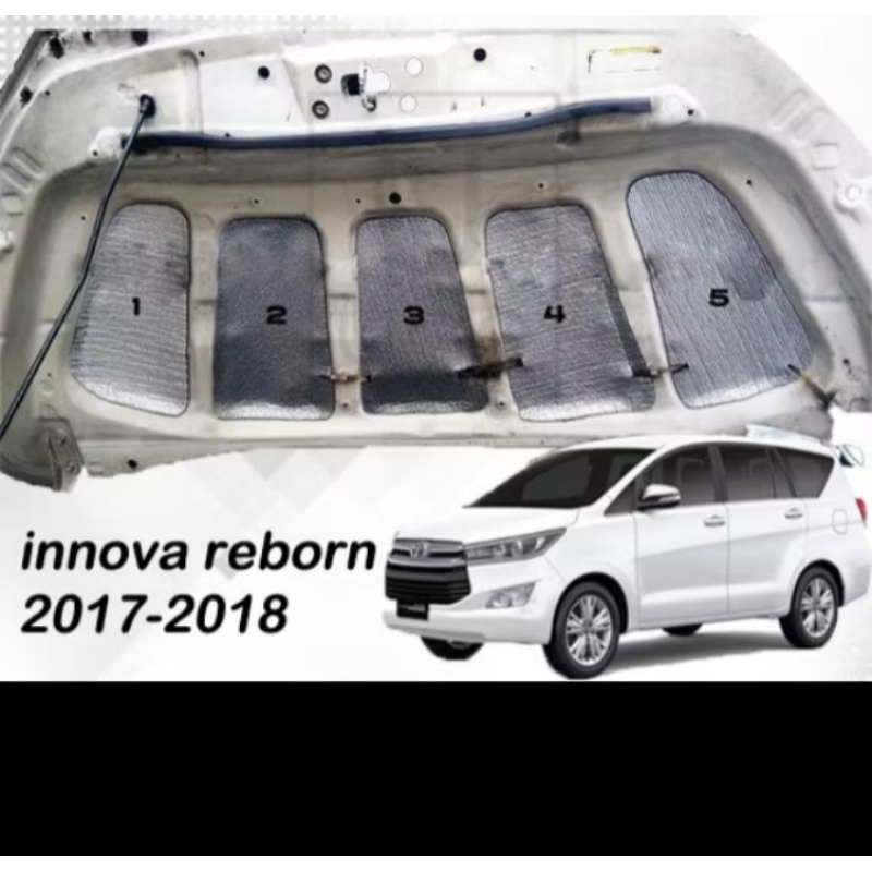 Peredam Panas Kap Mesin Mobil Cutting pola Innova Reborn 2017 - 2018
